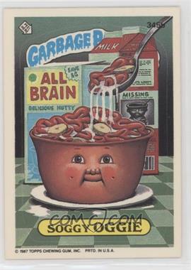 1987 Topps Garbage Pail Kids Series 9 - [Base] #345b - Soggy Oggie