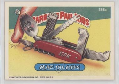 1987 Topps Garbage Pail Kids Series 9 - [Base] #358a - Mac The Knife