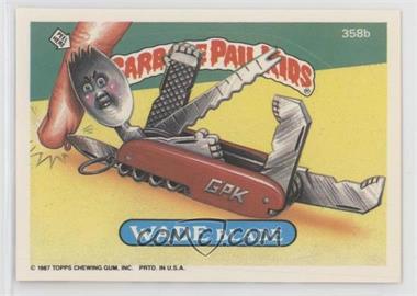 1987 Topps Garbage Pail Kids Series 9 - [Base] #358b - Wade Blade