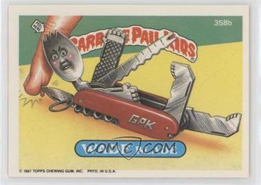 1987 Topps Garbage Pail Kids Series 9 - [Base] #358b - Wade Blade