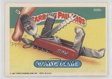 1987 Topps Garbage Pail Kids Series 9 - [Base] #358b - Wade Blade