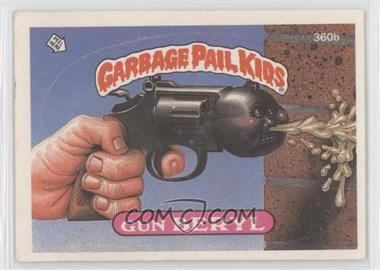 1987 Topps Garbage Pail Kids Series 9 - [Base] #360b.2 - Gun Beryl (two star back)