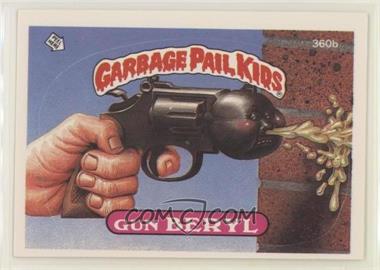 1987 Topps Garbage Pail Kids Series 9 - [Base] #360b.2 - Gun Beryl (two star back)