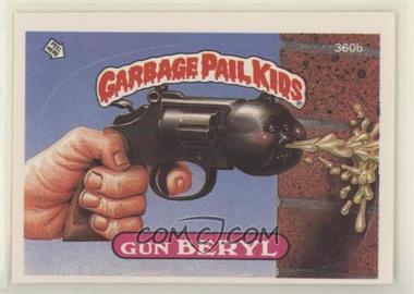 1987 Topps Garbage Pail Kids Series 9 - [Base] #360b.2 - Gun Beryl (two star back)