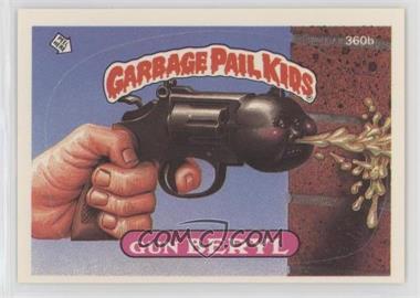 1987 Topps Garbage Pail Kids Series 9 - [Base] #360b.2 - Gun Beryl (two star back)