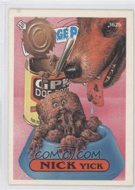 1987 Topps Garbage Pail Kids Series 9 - [Base] #362b.2 - Nick Yick (two star back)