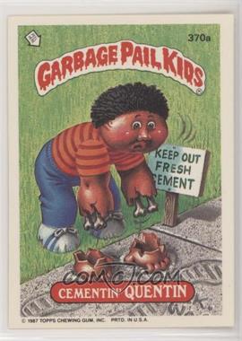 1987 Topps Garbage Pail Kids Series 9 - [Base] #370a - Cementin' Quentin