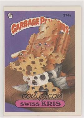 1987 Topps Garbage Pail Kids Series 9 - [Base] #374a.1 - Swiss Kris (One Star Back)