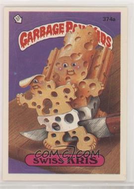 1987 Topps Garbage Pail Kids Series 9 - [Base] #374a.1 - Swiss Kris (One Star Back)