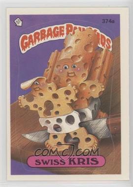 1987 Topps Garbage Pail Kids Series 9 - [Base] #374a.1 - Swiss Kris (One Star Back)