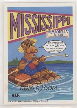 1987 Zoot U.S. of Alf Stickers - [Base] #24 - Mississippi