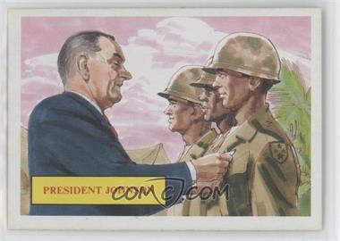 1988 Dart Vietnam Fact Cards Series 1 - [Base] #20 - President Johnson [Poor to Fair]