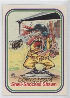 1988 Donruss Awesome! All-Stars - [Base] #93.2 - Shell-Shocked Shawn (Puzzle Back)