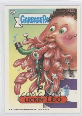 1988 Topps Garbage Pail Kids Series 12 - [Base] #482a - Lickin' Leo