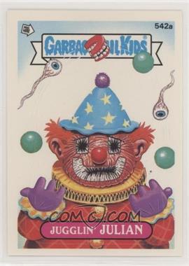 1988 Topps Garbage Pail Kids Series 14 - [Base] #542a.1 - Jugglin' Julian (One Star Back)