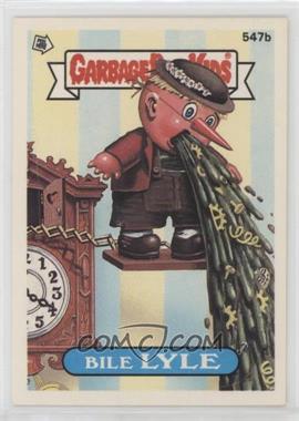 1988 Topps Garbage Pail Kids Series 14 - [Base] #547b - Bile Lyle