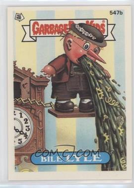 1988 Topps Garbage Pail Kids Series 14 - [Base] #547b - Bile Lyle