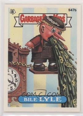 1988 Topps Garbage Pail Kids Series 14 - [Base] #547b - Bile Lyle