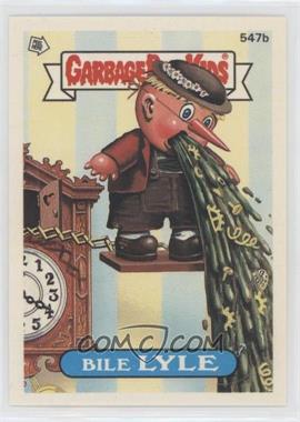 1988 Topps Garbage Pail Kids Series 14 - [Base] #547b - Bile Lyle