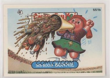 1988 Topps Garbage Pail Kids Series 14 - [Base] #551b - Sis Boom Bonnie