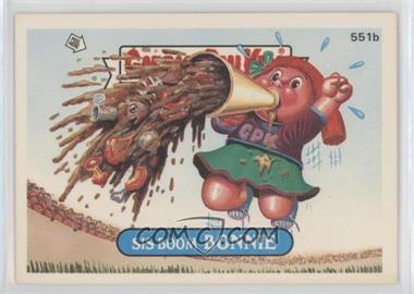 1988 Topps Garbage Pail Kids Series 14 - [Base] #551b - Sis Boom Bonnie