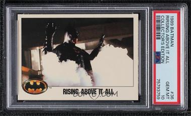 1989 Topps Batman - [Base] - Factory Set Glossy #36 - Rising Above it All [PSA 10 GEM MT]