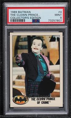 1989 Topps Batman - [Base] - Factory Set Glossy #4 - The Clown Prince of Crime [PSA 9 MINT]