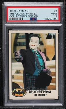 1989 Topps Batman - [Base] - Factory Set Glossy #4 - The Clown Prince of Crime [PSA 9 MINT]