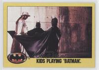 Kids Playing 'Batman'
