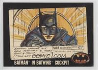 Batman in Batwing Cockpit