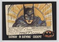 Batman in Batwing Cockpit