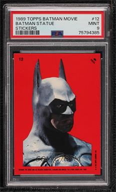 1989 Topps Batman - Stickers #12 - Batman [PSA 9 MINT]