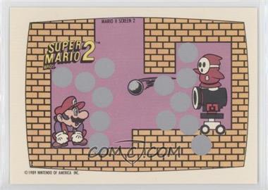 1989 Topps Nintendo - Scratch-Off Game Super Mario Bros. 2 #2 - Screen 2