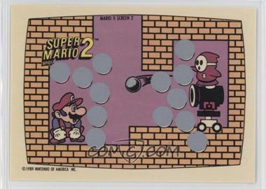 1989 Topps Nintendo - Scratch-Off Game Super Mario Bros. 2 #2 - Screen 2