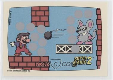 1989 Topps Nintendo - Scratch-Off Game Super Mario Bros. 2 #8 - Screen 8