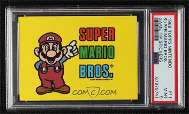 1989 Topps Nintendo - Stickers #11 - Super Mario Bros. [PSA 9 MINT]