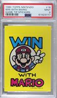 Win with Mario [PSA 9 MINT]