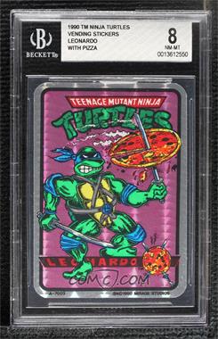 1990 Mirage Teenage Mutant Ninja Turtles Prism Vending Machine Stickers - Vending Machine Prism Stickers #A-7003 - Leonardo [BGS 8 NM‑MT]