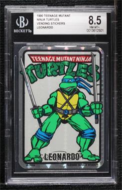 1990 Mirage Teenage Mutant Ninja Turtles Prism Vending Machine Stickers - Vending Machine Prism Stickers #A-7008 - Leonardo [BGS 8.5 NM‑MT+]