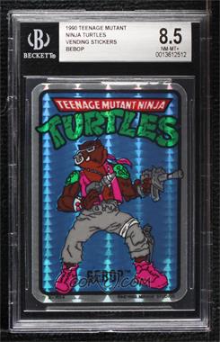 1990 Mirage Teenage Mutant Ninja Turtles Prism Vending Machine Stickers - Vending Machine Prism Stickers #A-7014 - Bebop [BGS 8.5 NM‑MT+]