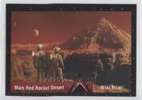 Mars Red Rocket Desert