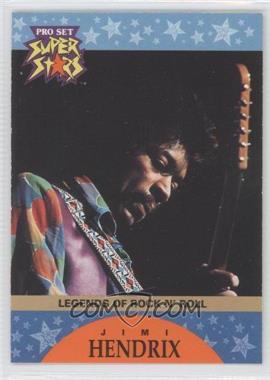 1990 Pro Set Super Stars MusiCards Promos - [Base] #4 - Jimi Hendrix