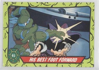 1990 Topps Teenage Mutant Hero Turtles Ireland - [Base] #61 - His Best Foot Forward