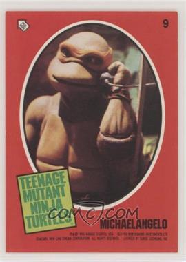1990 Topps Teenage Mutant Ninja Turtles Movie - Stickers #9 - Michaelangelo [EX to NM]