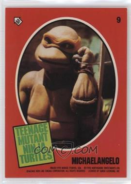 1990 Topps Teenage Mutant Ninja Turtles Movie - Stickers #9 - Michaelangelo