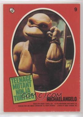 1990 Topps Teenage Mutant Ninja Turtles Movie - Stickers #9 - Michaelangelo