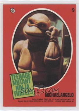 1990 Topps Teenage Mutant Ninja Turtles Movie - Stickers #9 - Michaelangelo