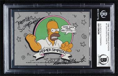 1990 Topps The Simpsons - Stickers #7 - Homer Simpson [BAS BGS Authentic]