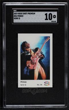 1990s Swedish Gum Rock Shot Serie Q - [Base] #54 - Prince [SGC 10 GEM]