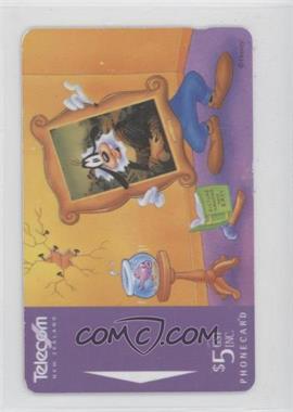 1990s Telecom New Zealand Disney Phone Cards - [Base] #_GOOF.5 - Friends of Mickey - Goofy